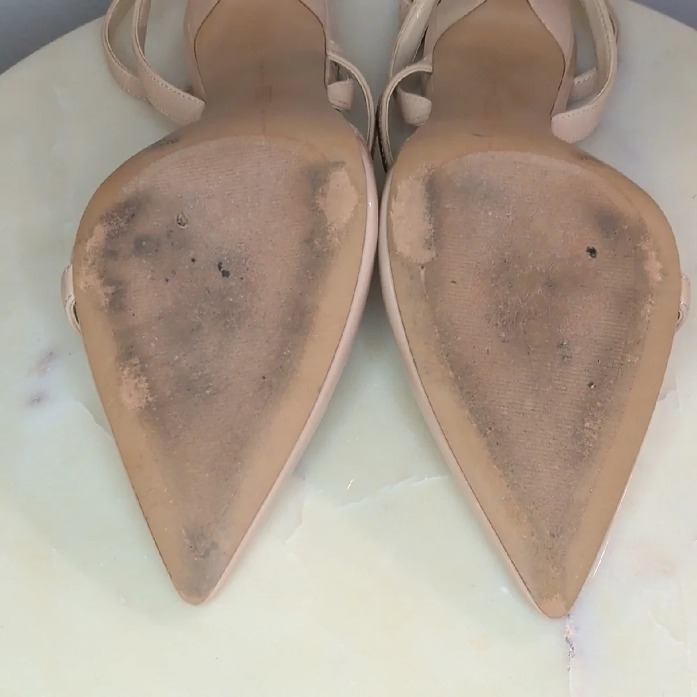 Nude Vince Camuto VP CHELLIE Strappy Heels